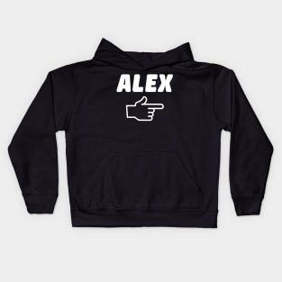 I'm With Alex Kids Hoodie